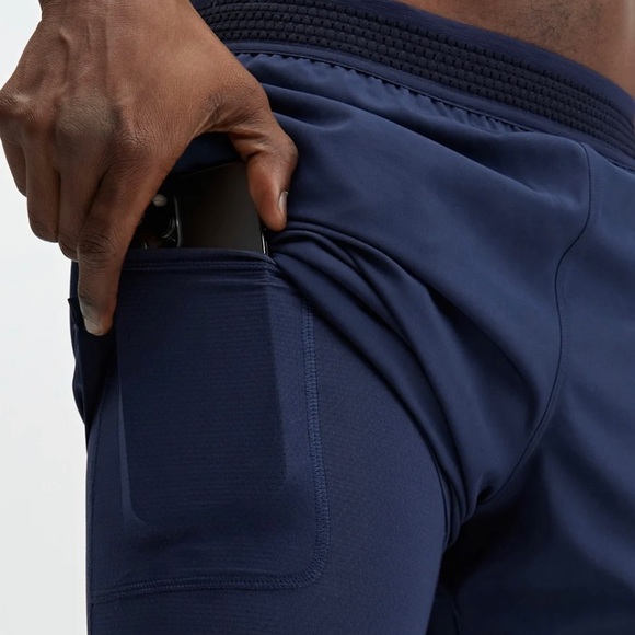 Fabletics Navy “The 9” Fundamental Short (Lined)” - Picture 3 of 5